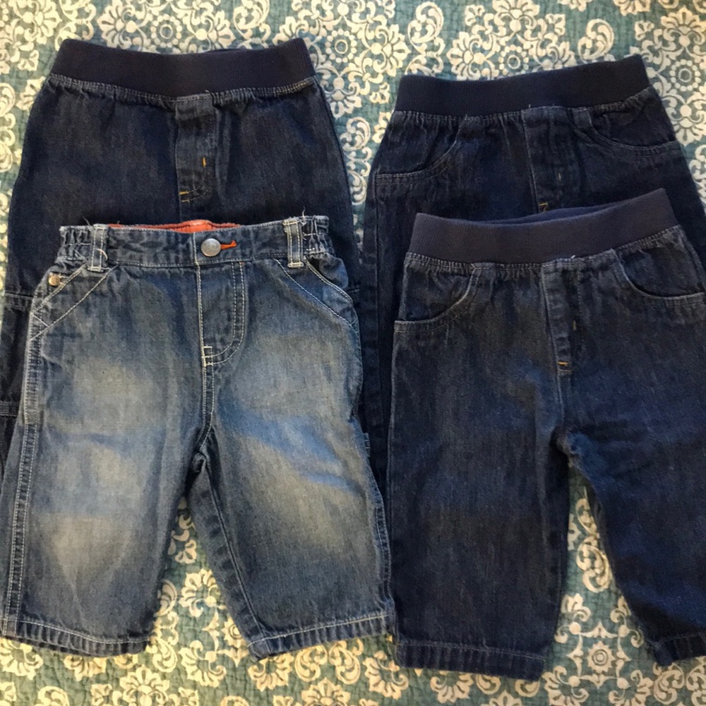 Lot of 6-9 month jeans